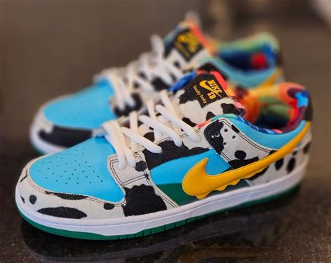 nike dunk cow print